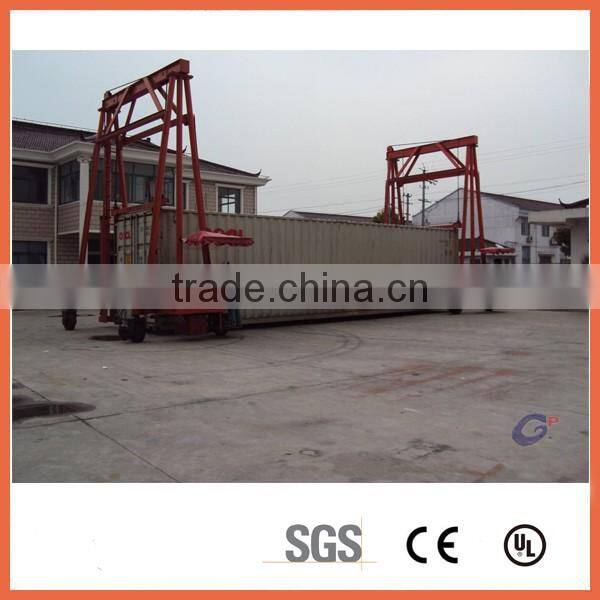 mobile container crane with diesel engine power