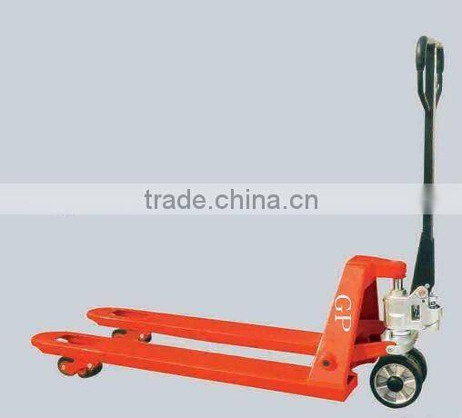 2.5tons transpallet trucks with anti-slippery wheels