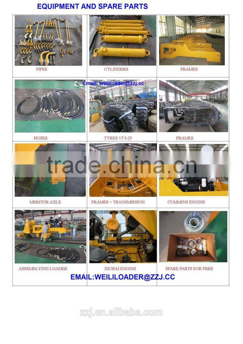 5000kg Rough Terrain forklift with CE mark