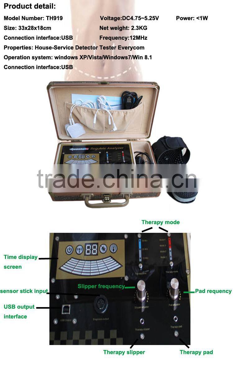 2017 Manufacturers 100% Free Updated Sub-health BIO Meridian detector with CE