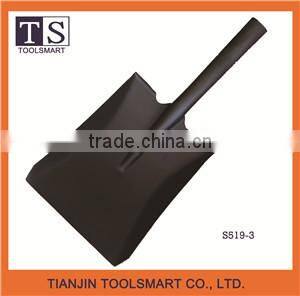 garden steel shovel with long handle