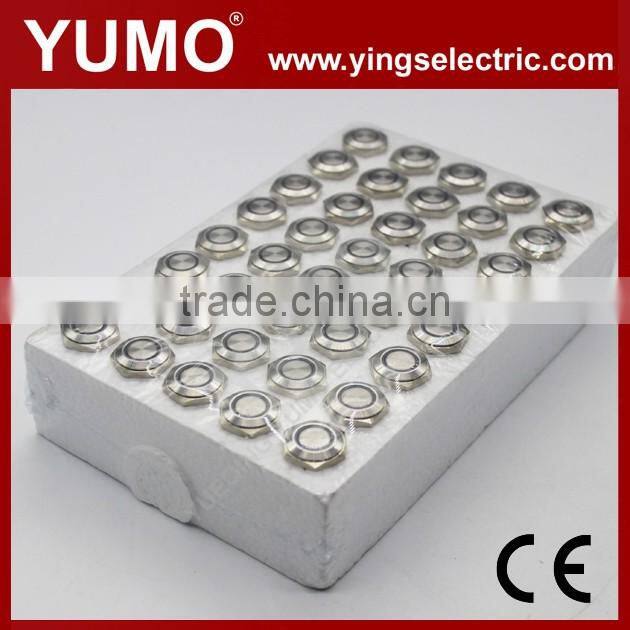 LA16JSF-11E 16mm momentary/alternate Stanless Steel blue 3A/250VAC 5 pin metal button push button switch