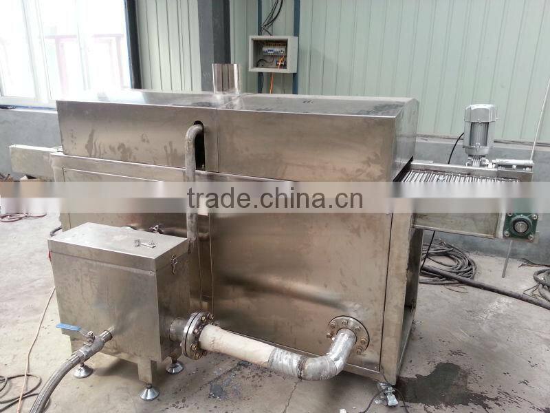 auto/ continous pellet/meat/seafood/nuts fryer -- Jinan DaYi Extrusion Machinery