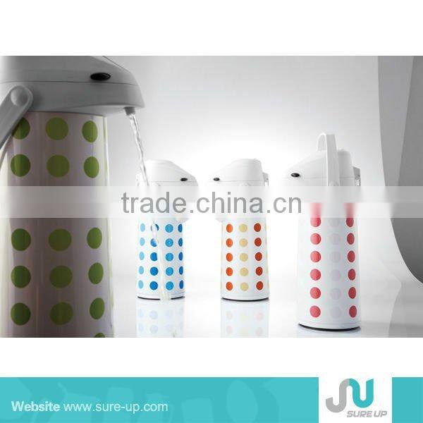 glass pyramid hot and cold water dispenser