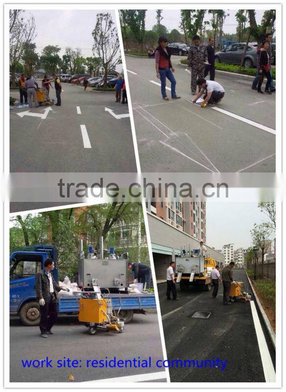 GD hot sales hand push stainless thermoplastic road marking equipment