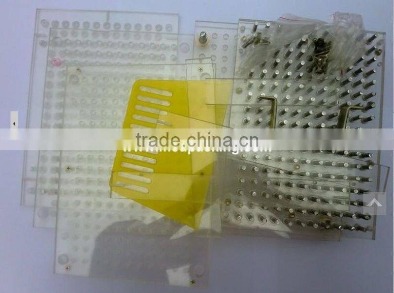 Light weight!187 holes Manual Capsule Filling machine with tamping tool 100pcs/time size 1#