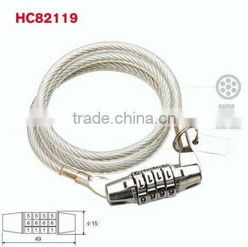 number cable lock