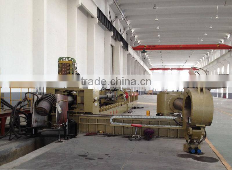 Induction pipe bending machine