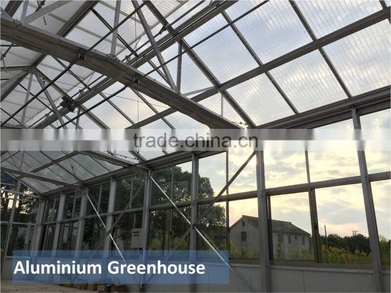 RoughBrothers Glass Covered Aluminium Greenhouse