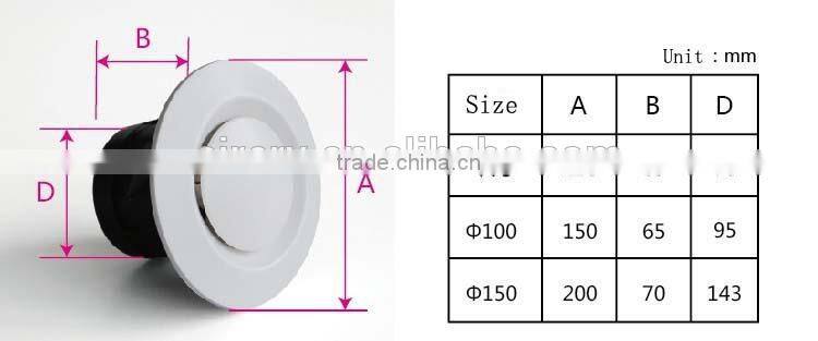 air vent cap plastic ceiling circle air vent