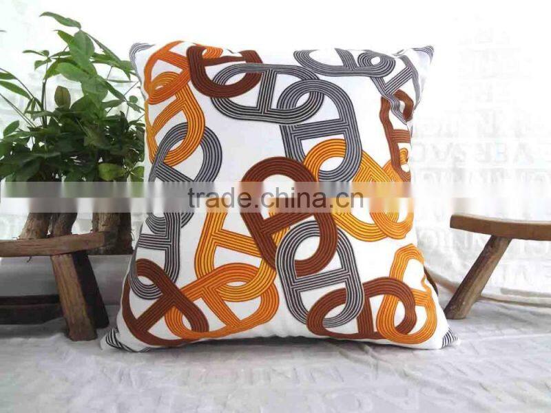 Hot-sale Custom Made Abstract Horse Pattern Letter H Digital Printed Decorative Throw Pillow Case