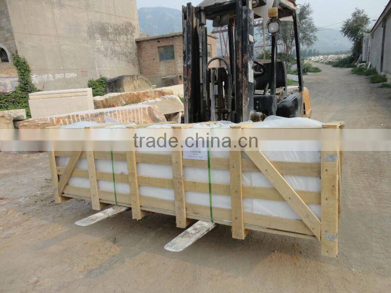 Sunset Red Marble Statue Carving Column