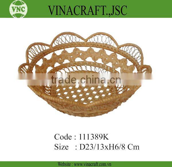 Bamboo waste basket