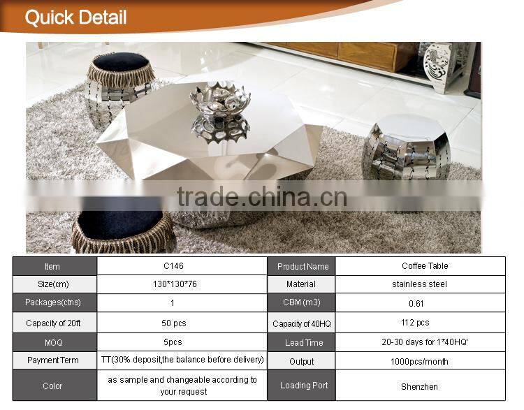 C146 2016 new style dining room furniture coffee table