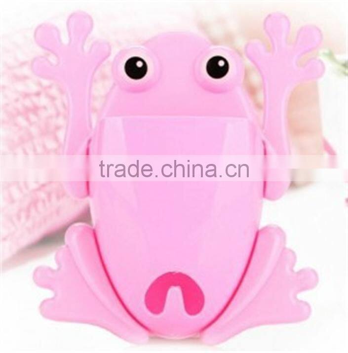 N193 Wall Mounted Bathroom Kids Toothbrush Cup Lovely Plastic Toothbrush Holder