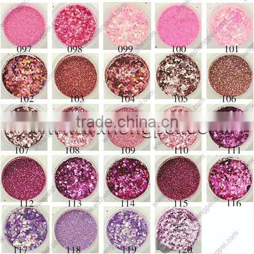 glitter powder/ gold and silver powder/ Silver glitter powder