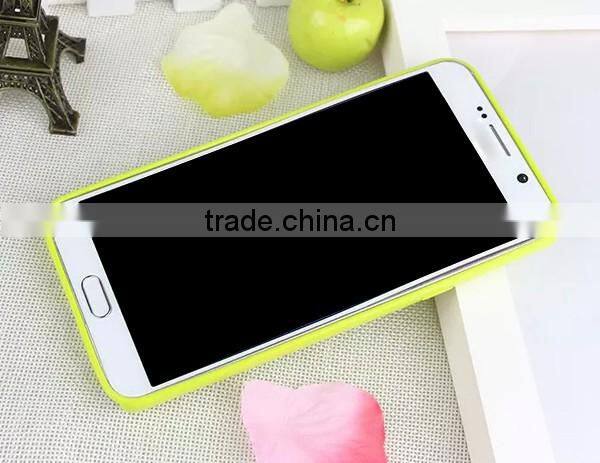 Bright solid color tpu phone case for samsung note5