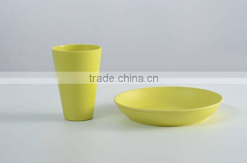 2017 new desgin eco friendly Biodegradable plant fibre drink cup, D8.8*H12.8cm