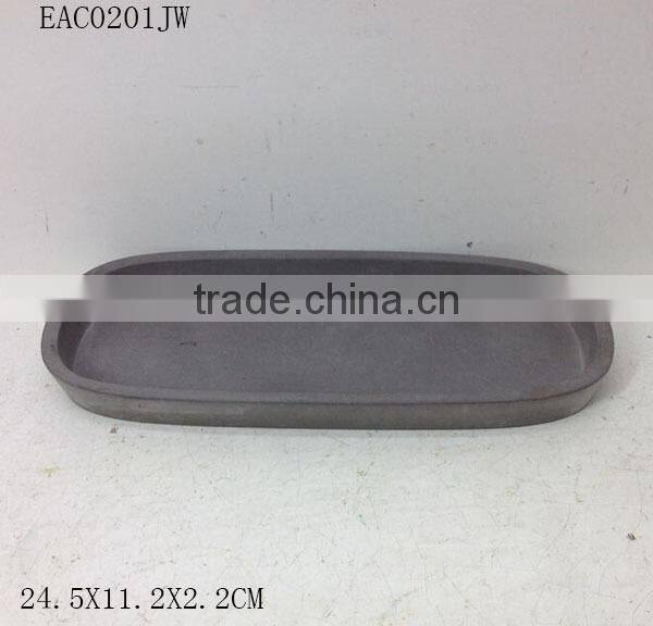 Marble serving tray / stone home decors / beige recangular tray