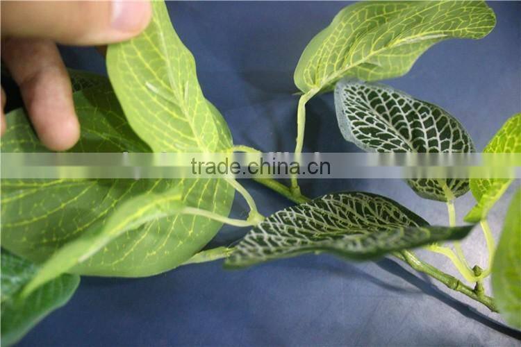 artificial rattan long leaf vines graden decoration leaf rattan