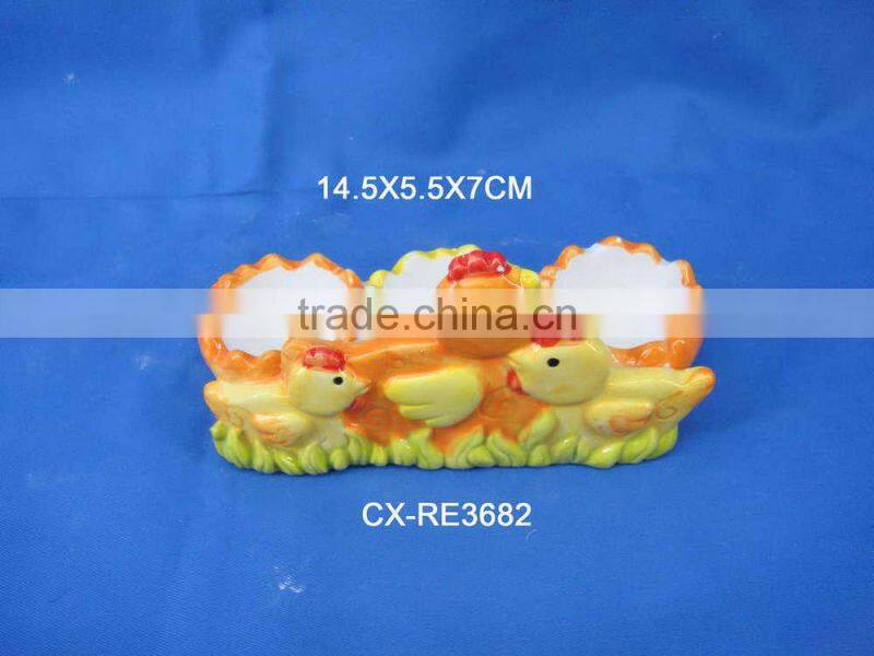 Ceramic easter bowl,chicken shape bowl