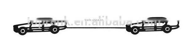 Auto Emergency Tool 4.2m braided nylon car towing rope