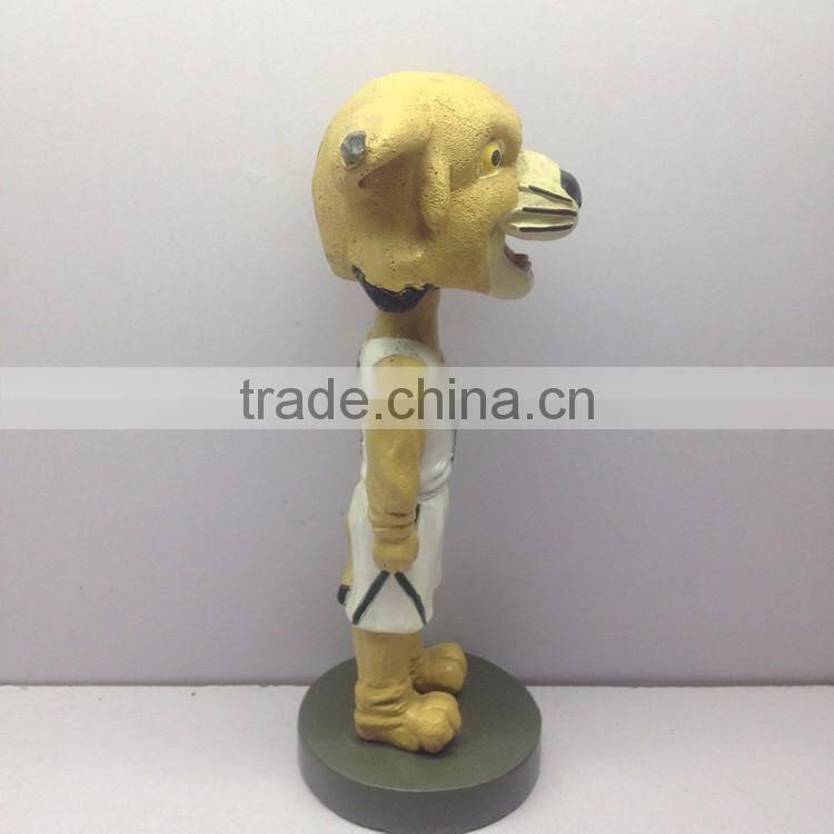 Custom quality resin animal artificial tiger statue craft