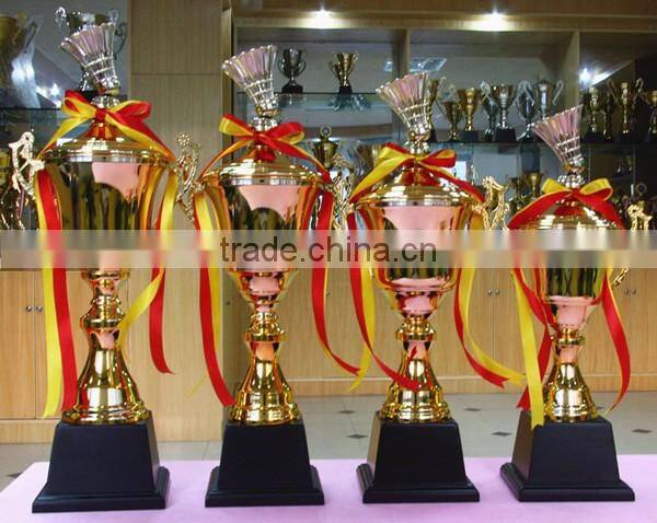 Custom new design sports prize alloy cup trophy award