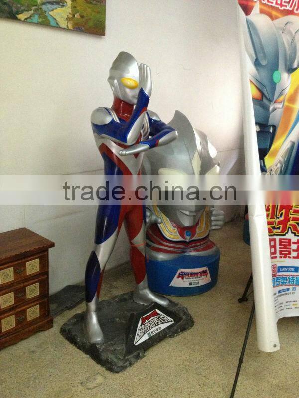 Fiberglass spider-man character statue