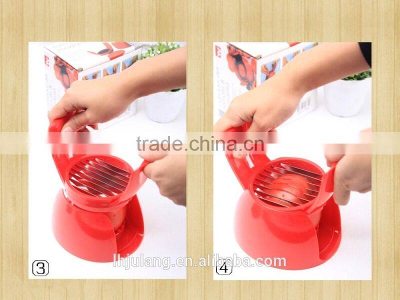Useful plastic tomato slicer ,Mozzarella tomato chopper