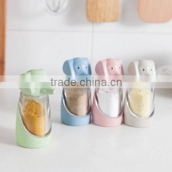 new products 2017 elephant shaped plastic spice bottles wholesale seasoning box
