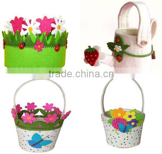 2017 hot sale in China high quality new products fashion graphic design 100% popular handmade felt bag