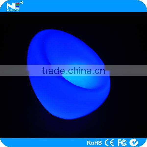 Cool appearance light up LED luminous sofa furniture / clear LED light chair for party