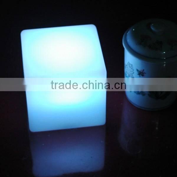 Home decorative plastic LED table candle lamp