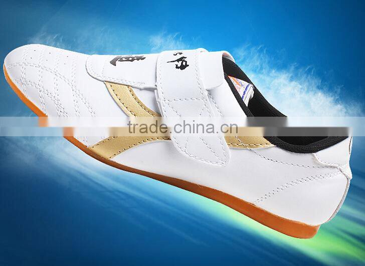 OEM logo direct manufacturer supply good quality white shoes for taekwondo karate