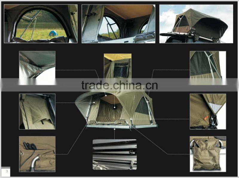 Off Road Adventure Camping family lightest folding camping car roof top tent