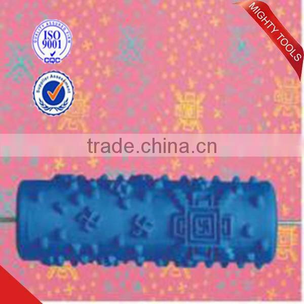 TEXTURE PAINT ROLLER WITH DECORATE MACHINE SOFT RUBBER PATTERN PAINT ROLLER