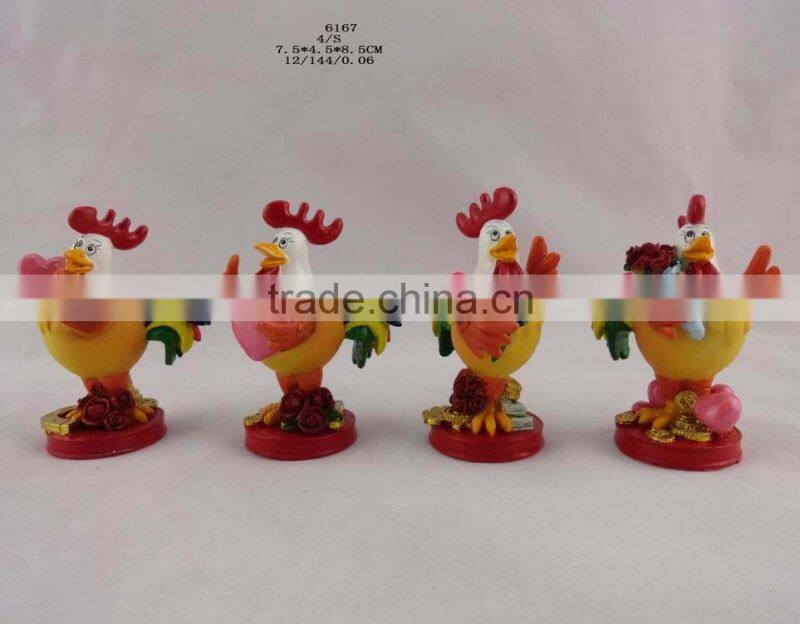 2017 Resin new year rooster ornament