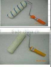 Sponge paint roller brush with plastic/metal handle