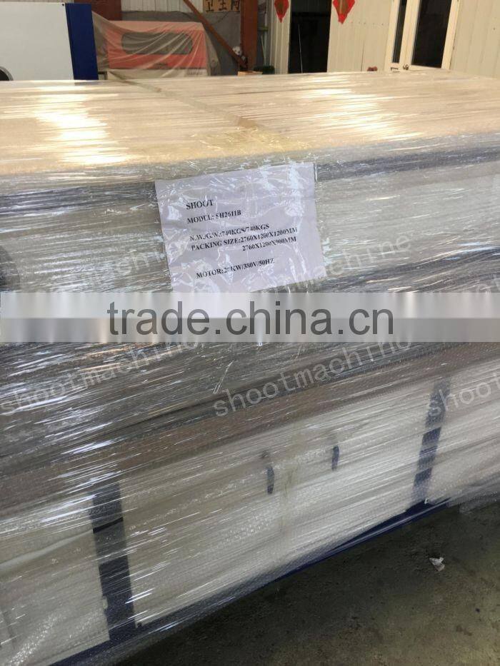 Vacuum Membrane Pressing Machine SH2611B with Working table size 2600x1100mm and Total power 20KW