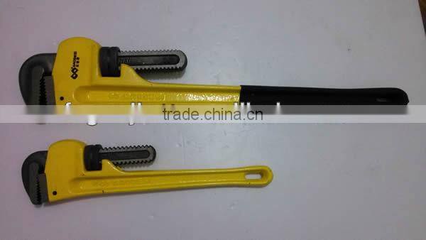 high carbon steel heavy duty pipe wrench