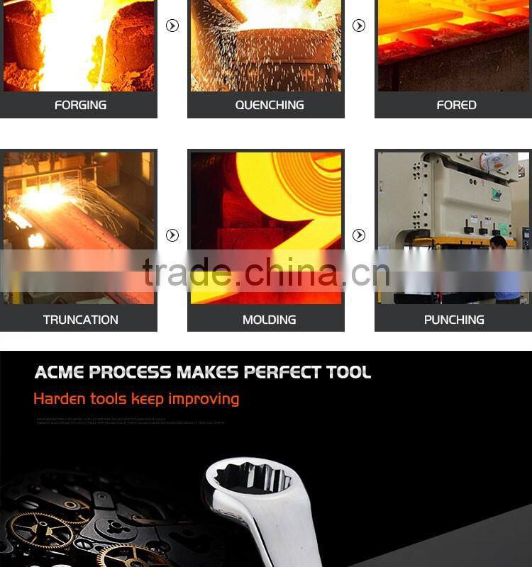Professional Commercial Electric Hand 6 Point Cr-v Ring Spanner Tools