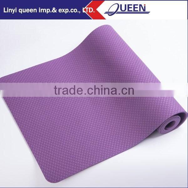Factory supply new design good quality 6mm TPE yoga mats