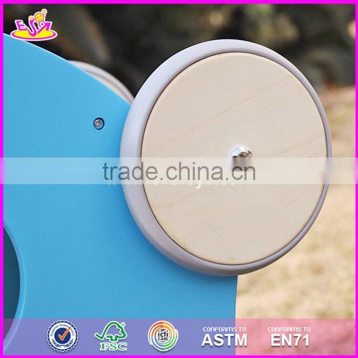 2017 New design safety outdoor toddlers wooden push walker W16E074