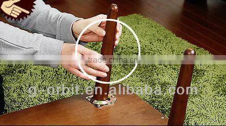 2015 furniture Mdf wooden/tempered glass coffee table
