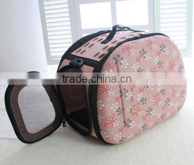2015 Newest foldable pet dog carrier bag with EVA