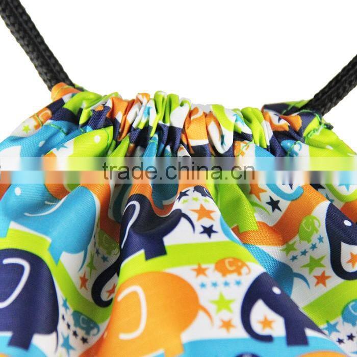 New recycle Factory Promotional drawstring nylon sling bag