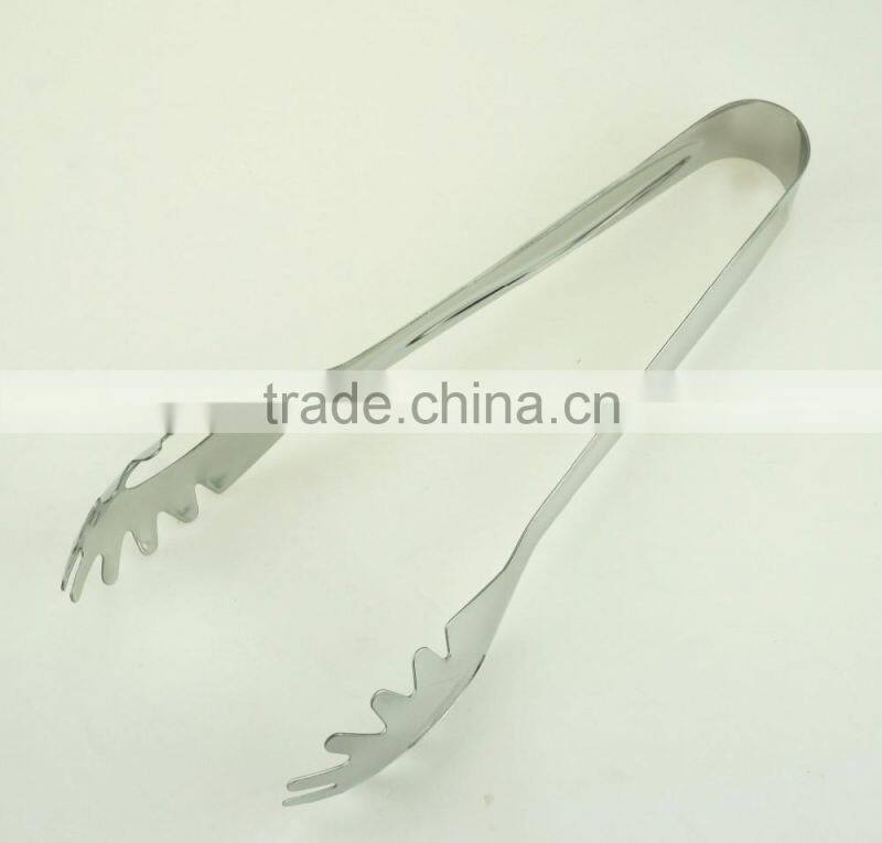 39013 Stainless Steel Kitchen Tongs BBQ Grill Food salad Tongs Spaghetti Tongs