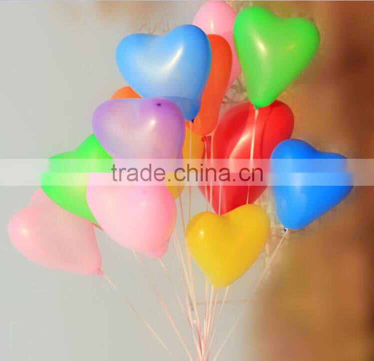 Colorful Latex Balloon Wholesale Wedding Decoration Balloon Heart Shaped Party Balloon