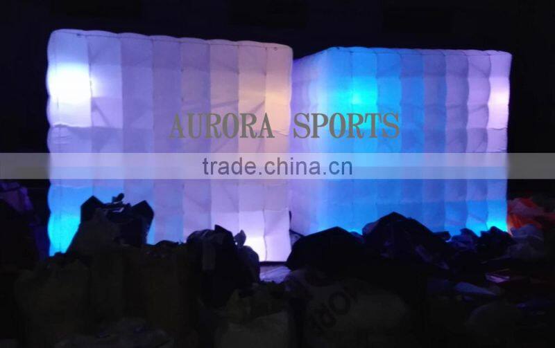 Portable Inflatable Photo Booth Enclosure / Inflatable Tent / LED Photo Booth For Sale